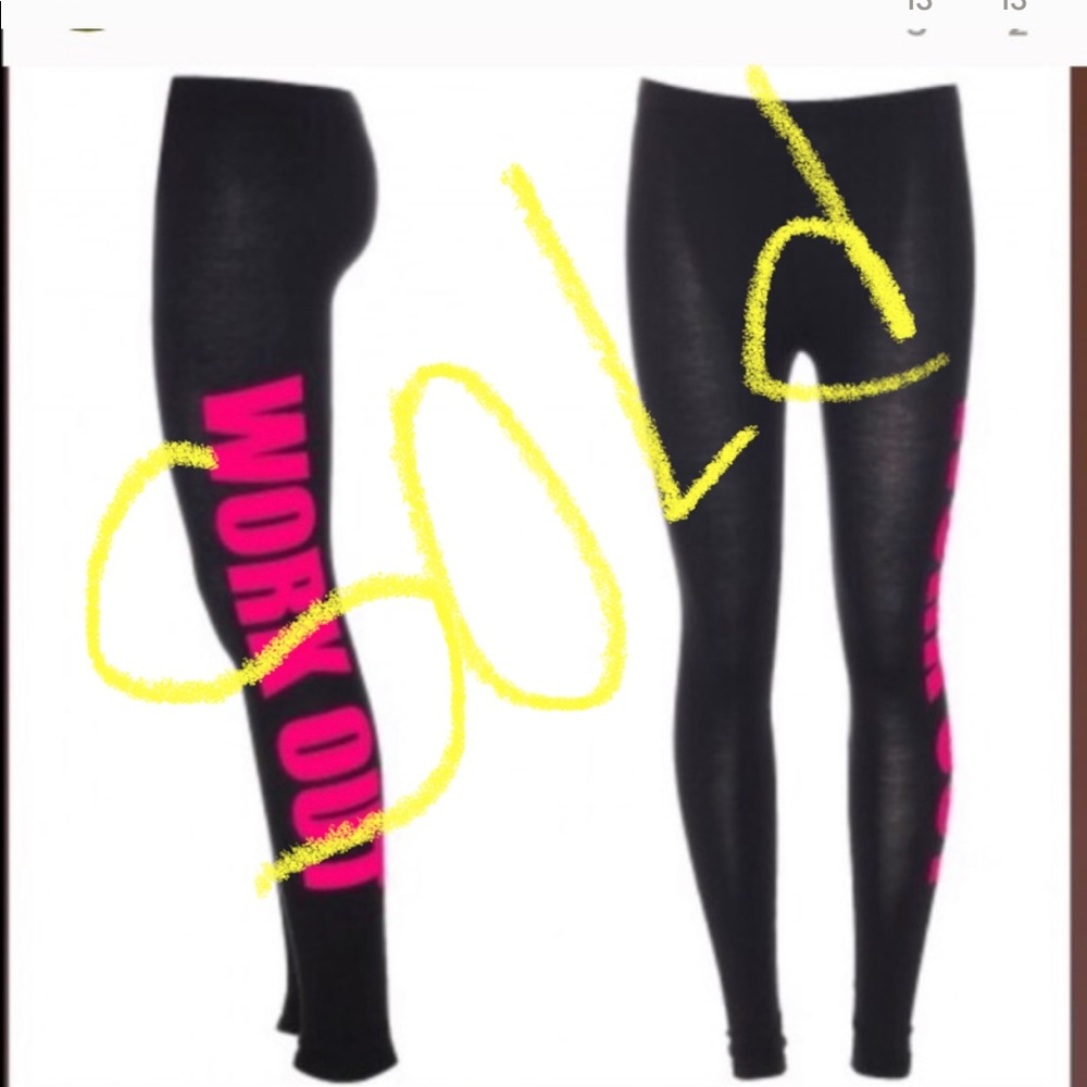 Workout leggings made in  UK